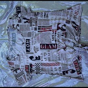 newspaper article design shirt